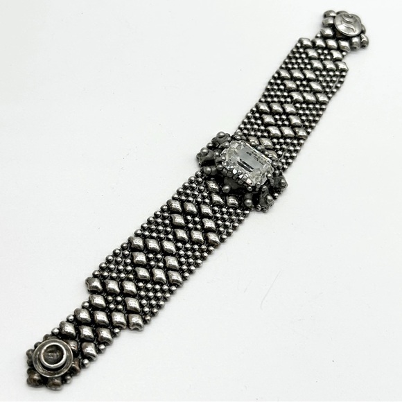 Sergio Gutierrez Swarovski Crystal Liquid Metal Bracelet - Picture 8 of 8